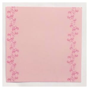 Bordkort - Pink Leaves, 10 stk