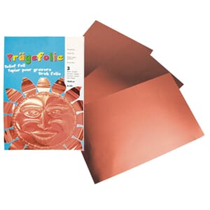 Metal sheets - copper, 3 sheets