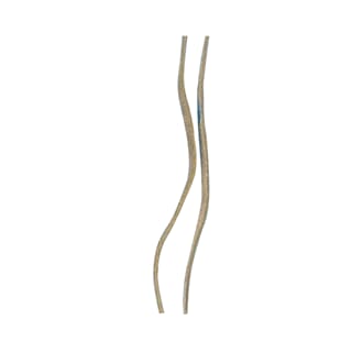 Semsket skinn reim, 100 cm, Medium grå brun, 4 mm bredde