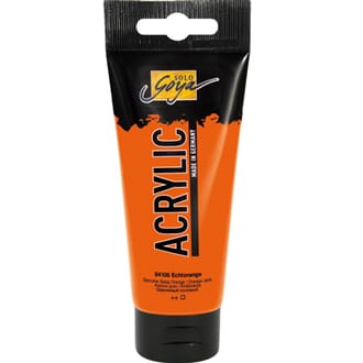 SOLO GOYA Akrylmaling - Genuine Orange, 100 ml