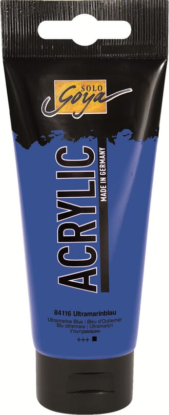 SOLO GOYA Akrylmaling - Ultramarine Blue, 100 ml