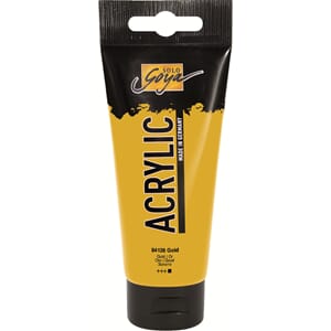 SOLO GOYA Akrylmaling - Gold, 100 ml