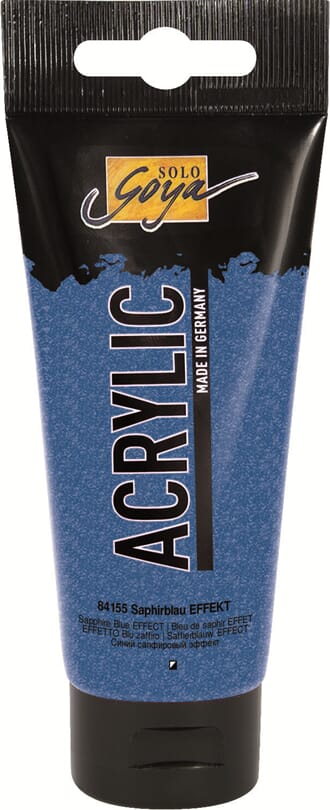 SOLO GOYA Akrylmaling Effect - Saphire Blue, 100 ml