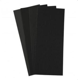 Sandpapir, ass finhetsgrad, str 115x280 mm, 5/Pkg