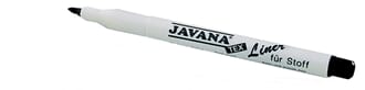 JAVANA TEX Tekstil Liner, sort farge