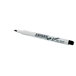 JAVANA TEX Tekstil Liner, sort farge