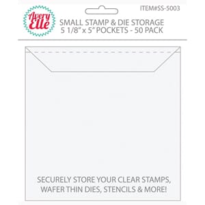 Avery Elle - Small Stamp & Die Storage Pockets 50/Pkg