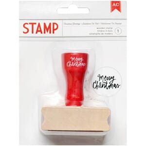 American Craft: Merry Christmas - Deck The Halls Stamp