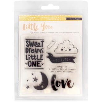 Crate Paper: Little You Clear Acrylic Stamps