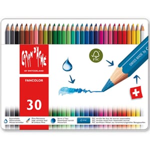 Caran d'ache: Fancolor Colour Pencils, 30/Pkg