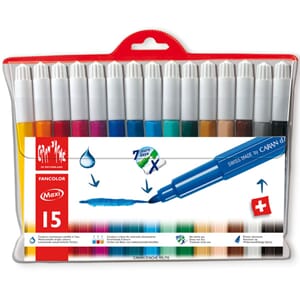 Caran d'ache: Fancolor Colour Pens, 15/Pkg