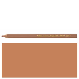 Caran d'ache: Maxi Metallic Bronze Pencil, 1/Pkg
