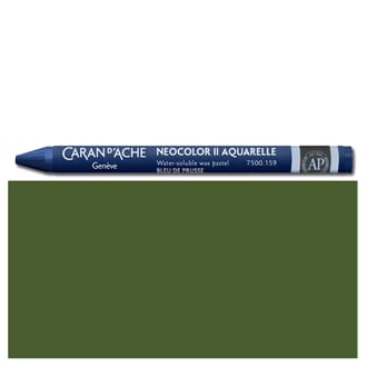 Caran d'Ache: Dark green - Neocolor II, single
