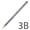 Graphite Line - Artist graphite pencil - 3B