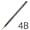 Graphite Line - Artist graphite pencil - 4B
