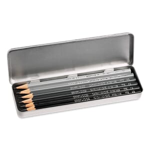 Caran d'ache: Graphite Pencils + metall etui, 6/Pkg