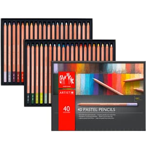 Caran d'ache: Pastel Pencils, 40/Pkg