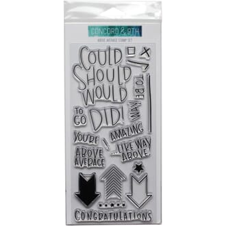 Concord & 9th: Above Average Clear Stamps, 4x8