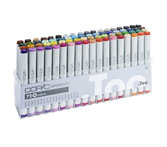 Copics Sketch - Set A, 72/Pkg
