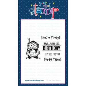 Your Next Stamps: Snorkel Fun Penguin - Clear Stamps, 4x3