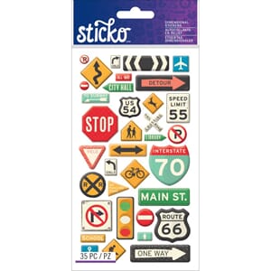 Sticko - Road Signs Plus Stickers