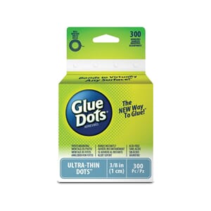 Glue Dots - Ultra-Thin Dot, 3/8inch på rull