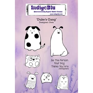 IndigoBlu: Duke's Gang - Cling Mounted Stamp