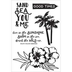 Kaisercraft: Island Escape Clear Stamps, 6x4 inch