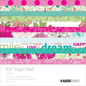 Kaisercraft: Fly Free Paper Pad, 40/Pkg