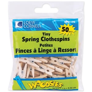 Loew-Cornell: Naturral - Woodsies Tiny Clothespins