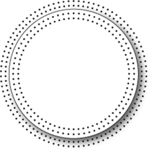 Memory Box: Pinpoint Circle Frame - Die