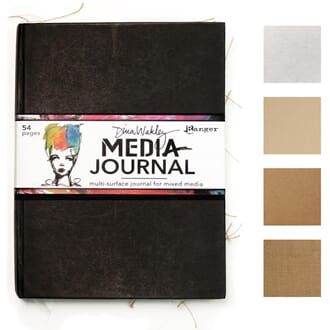 Dina Wakley: Media Journal, str 8x10 inch
