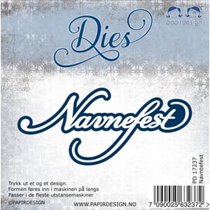 Papirdesign: Navnefest Dies, 2/Pkg