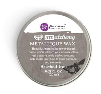 Prima: Brushed Iron - Art Alchemy Metallique Wax