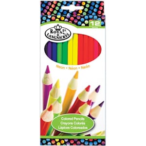 Royal Brush - Neon Colored Pencils, 12 farger