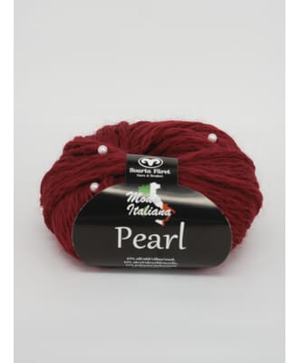 Svarta Fåret: Pearl - Rød, 50 g