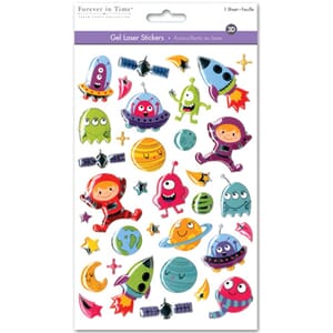 Multicraft: Outer Space - Gel Foil Fun Stickers