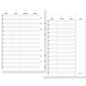 Carpe Diem Planner Essentials Double-Sided Inserts A5 72/Pkg