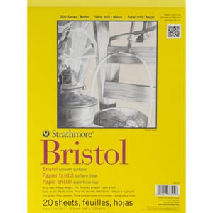 Strathmore: Bristol smooth tegneblokk - 20 ark, 9x12 inch