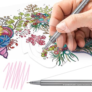 Staedtler: Triplus Fineliner - Lys Carmine, 0.3 mm