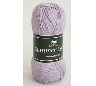 Svarta Fåret: Lilla - Summer Cotton, 50 gram