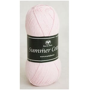 Svarta Fåret: Lysrosa - Summer Cotton, 50 gram