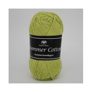 Svarta Fåret: Limegrønn - Summer Cotton, 50 gram