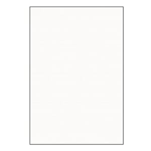 Kartongark A4 - White, 5 stk