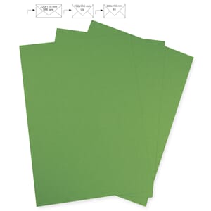 Brevpapir A4 - Evergreen, 5 stk
