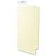 Doble kort DIN long - Ivory, 5 stk