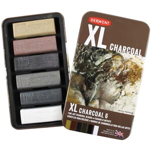 Derwent: XL Charcoal Blocks 6/Tin