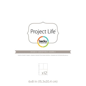 Project Life: 6x8 Photo Pocket Pages 12/Pkg