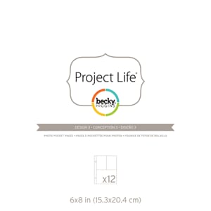Project Life: 6x8 Photo Pocket Pages 12/Pkg