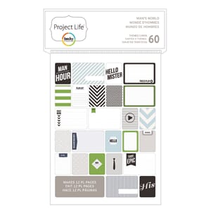 Project Life: Man's World - Themed Cards